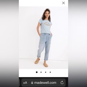 Madewell Pull-On Relaxed
Jeans in Lisford Wash